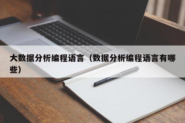 大数据分析编程语言（数据分析编程语言有哪些）