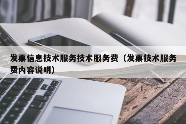 发票信息技术服务技术服务费（发票技术服务费内容说明）