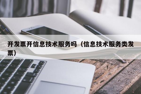 开发票开信息技术服务吗（信息技术服务类发票）