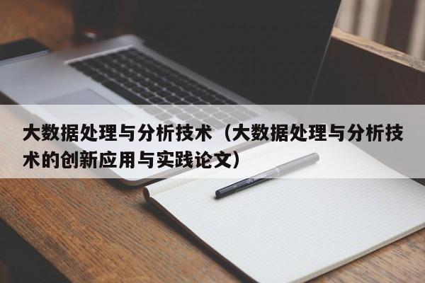 大数据处理与分析技术（大数据处理与分析技术的创新应用与实践论文）