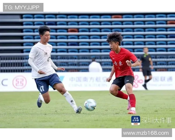 广东足球队U18对阵香港队的精彩较量展现青春风采与竞技精神